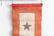 Load image into Gallery viewer, Blue Star Felt Army Banner Vintage Red White Blue Decor - Eagle&#39;s Eye Finds

