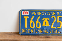 Load image into Gallery viewer, Pennsylvania 1976 License Plate Vintage Bicentennial Liberty Bell Wall Decor - Eagle&#39;s Eye Finds
