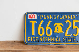 Pennsylvania 1976 License Plate Vintage Bicentennial Liberty Bell Wall Decor - Eagle's Eye Finds