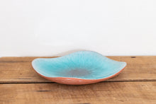 Load image into Gallery viewer, Blue Ceramic Square Dish Vintage Pottery Candy, Ring, or Soap Dish - Eagle&#39;s Eye Finds
