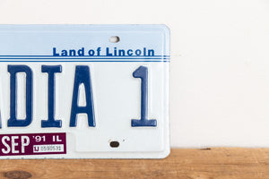 ACADIA 1 Illinois Vanity License Plate Vintage National Park Wall Hanging Decor - Eagle's Eye Finds