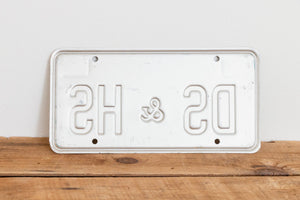 DS & HS Initials Virginia 1988 Vanity License Plate Vintage Wall Hanging Decor - Eagle's Eye Finds