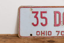 Load image into Gallery viewer, 35 DQ Ohio 1970 License Plate Vintage Wall Hanging Decor - Eagle&#39;s Eye Finds
