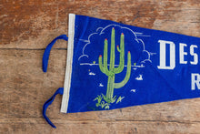 Load image into Gallery viewer, Army Desert Training Center Felt Pennant Vintage Rice California Wall Decor - Eagle&#39;s Eye Finds
