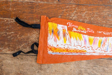 Load image into Gallery viewer, Niagara Falls Canada Orange Felt Pennant Vintage Travel Wall Decor - Eagle&#39;s Eye Finds
