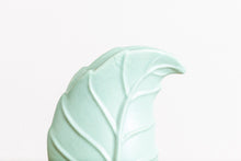 Load image into Gallery viewer, Haegar Leaf Vase Vintage Mid-Century Pottery Green Planter - Eagle&#39;s Eye Finds
