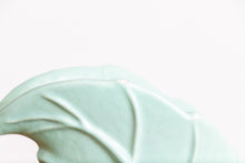 Load image into Gallery viewer, Haegar Leaf Vase Vintage Mid-Century Pottery Green Planter - Eagle&#39;s Eye Finds
