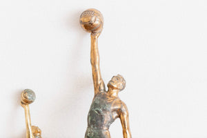 Basketball Trophy Toppers Vintage Sports Decor - Eagle's Eye Finds