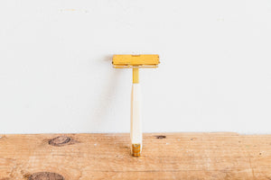 Gem Featherweight Brass Safety Razor - Eagle's Eye Finds