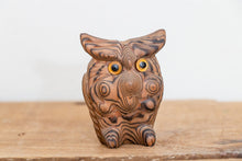 Load image into Gallery viewer, Wooden Owl Figurine Vintage Made in Japan Shelf Decor - Eagle&#39;s Eye Finds
