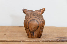 Load image into Gallery viewer, Wooden Owl Figurine Vintage Made in Japan Shelf Decor - Eagle&#39;s Eye Finds
