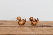 Load image into Gallery viewer, Wooden Duck Figurines Vintage Wood Shelf Decor - Eagle&#39;s Eye Finds
