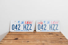 Load image into Gallery viewer, Utah 1996 License Plate Pair Vintage Wall Hanging Decor - Eagle&#39;s Eye Finds
