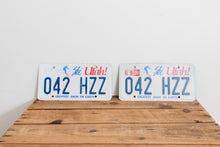 Load image into Gallery viewer, Utah 1996 License Plate Pair Vintage Wall Hanging Decor - Eagle&#39;s Eye Finds
