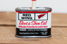 Load image into Gallery viewer, 1 oz. Red Wing Boot Oil Can Vintage Advertising Decor - Eagle&#39;s Eye Finds
