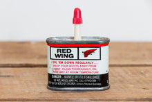 Load image into Gallery viewer, 1 oz. Red Wing Boot Oil Can Vintage Advertising Decor - Eagle&#39;s Eye Finds
