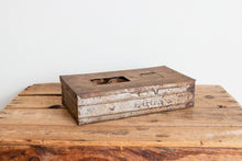 Load image into Gallery viewer, Metal Egg Shipping Container Primitive Vintage Divided Container Easter Decor - Eagle&#39;s Eye Finds
