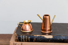 Load image into Gallery viewer, Mini Copper Coffee Pot Makers Vintage Little Turkish Cafe Decor - Eagle&#39;s Eye Finds
