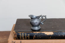 Load image into Gallery viewer, Mini Gray Pitcher Vintage Metal Water Jug - Eagle&#39;s Eye Finds
