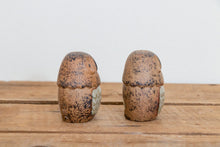 Load image into Gallery viewer, Fitz and Floyd Owl Shakers Vintage Japan Ceramic Stoneware Salt Pepper - Eagle&#39;s Eye Finds
