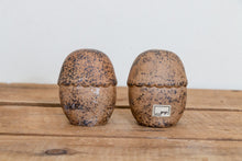 Load image into Gallery viewer, Fitz and Floyd Owl Shakers Vintage Japan Ceramic Stoneware Salt Pepper - Eagle&#39;s Eye Finds
