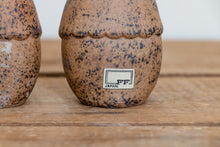 Load image into Gallery viewer, Fitz and Floyd Owl Shakers Vintage Japan Ceramic Stoneware Salt Pepper - Eagle&#39;s Eye Finds
