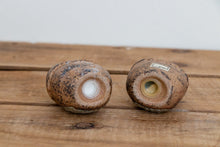 Load image into Gallery viewer, Fitz and Floyd Owl Shakers Vintage Japan Ceramic Stoneware Salt Pepper - Eagle&#39;s Eye Finds
