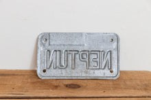 Load image into Gallery viewer, NEPTUNE Illinois 1993 Motorcycle Vanity License Plate Vintage Wall Hanging Decor - Eagle&#39;s Eye Finds
