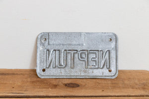 NEPTUNE Illinois 1993 Motorcycle Vanity License Plate Vintage Wall Hanging Decor - Eagle's Eye Finds