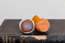 Load image into Gallery viewer, Mini White and Tan Vases Vintage Ceramic Decor - Eagle&#39;s Eye Finds
