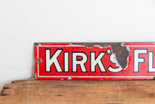 Load image into Gallery viewer, Kirk&#39;s Flake Soap Sign Vintage Red Porcelain Bathroom Decor - Eagle&#39;s Eye Finds
