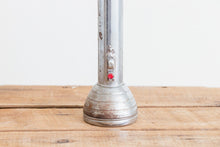 Load image into Gallery viewer, Silver Deville Flashlight | Long and Large Vintage Flashlight - Eagle&#39;s Eye Finds
