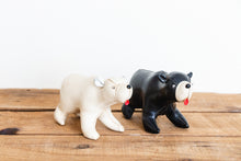 Load image into Gallery viewer, Vinyl Stuffed Bear Vintage Mid-Century Toy - Eagle&#39;s Eye Finds
