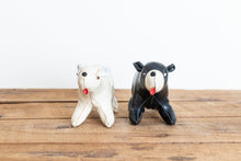 Load image into Gallery viewer, Vinyl Stuffed Bear Vintage Mid-Century Toy - Eagle&#39;s Eye Finds
