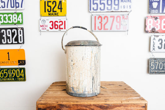 Sanette Trash Can Vintage Industrial Classic Car Garage Decor - Eagle's Eye Finds