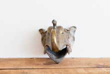 Load image into Gallery viewer, Brass Elephant Head Vintage Golden Animal Mid-Century Decor - Eagle&#39;s Eye Finds
