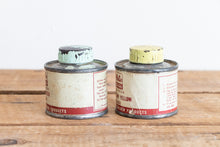 Load image into Gallery viewer, Ford FoMoCo Paint Cans Vintage Car Color Patch Cans Mint Green and Yellow - Eagle&#39;s Eye Finds
