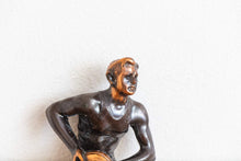 Load image into Gallery viewer, Basketball Trophy Topper Vintage Copper Sports Decor - Eagle&#39;s Eye Finds
