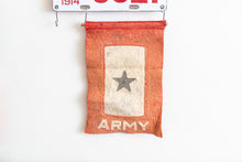Load image into Gallery viewer, Blue Star Felt Army Banner Vintage Red White Blue Decor - Eagle&#39;s Eye Finds
