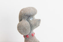 Load image into Gallery viewer, Fuzzy Cement Poodle Vintage Dog Statue Figure Doorstop - Eagle&#39;s Eye Finds
