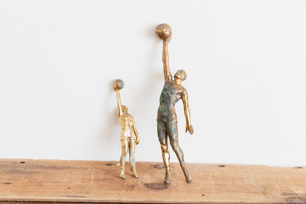 Basketball Trophy Toppers Vintage Sports Decor - Eagle's Eye Finds