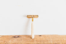 Load image into Gallery viewer, Gem Featherweight Brass Safety Razor - Eagle&#39;s Eye Finds
