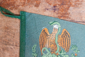 Tijuana Mexico Blue Felt Pennant Vintage Wall Decor - Eagle's Eye Finds