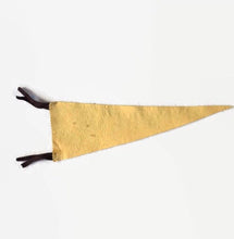 Load image into Gallery viewer, Clinton British Columbia Canada Ivory Felt Pennant Vintage Travel Wall Decor - Eagle&#39;s Eye Finds

