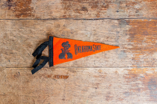 Oklahoma State University Felt Pennant Mini Vintage College Wall Decor - Eagle's Eye Finds