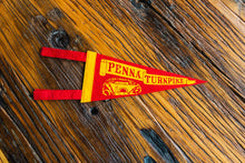 Load image into Gallery viewer, Penna Turnpike Felt Pennant Vintage Pennsylvania Wall Decor - Eagle&#39;s Eye Finds
