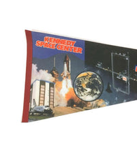 Load image into Gallery viewer, Kennedy Space Center Florida Felt Pennant Vintage Decor - Eagle&#39;s Eye Finds

