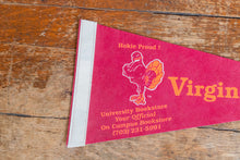 Load image into Gallery viewer, Virginia Tech University Felt Pennant Vintage College Wall Decor - Eagle&#39;s Eye Finds
