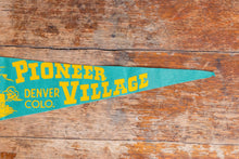 Load image into Gallery viewer, Pioneer Village Denver Felt Pennant Vintage Colorado Wall Decor - Eagle&#39;s Eye Finds
