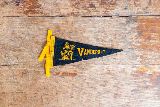 Vanderbilt University Felt Pennant Mini Vintage College Wall Decor - Eagle's Eye Finds